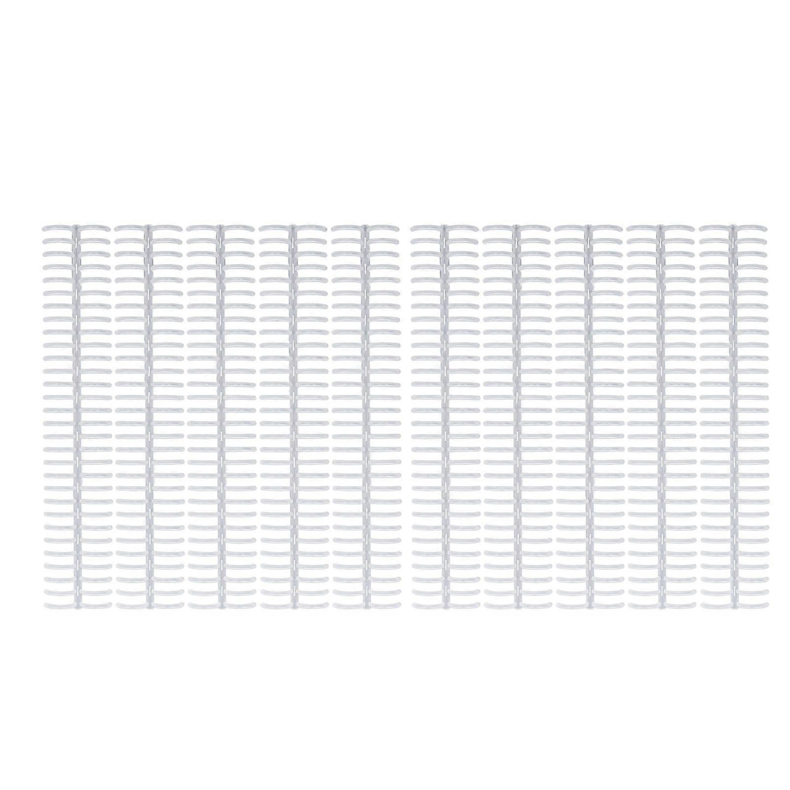 10 Pcs Binding Comb 19mm 30 Ring 150 Sheet Capacity Plastic Comb Binding Spines for A4 B5 A5 Paper Transparent