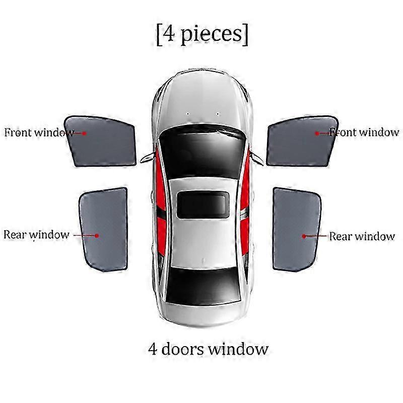 For Kia Carnival KA4 2020 2021 2022 2023 Side Window Sun Shade Viso...