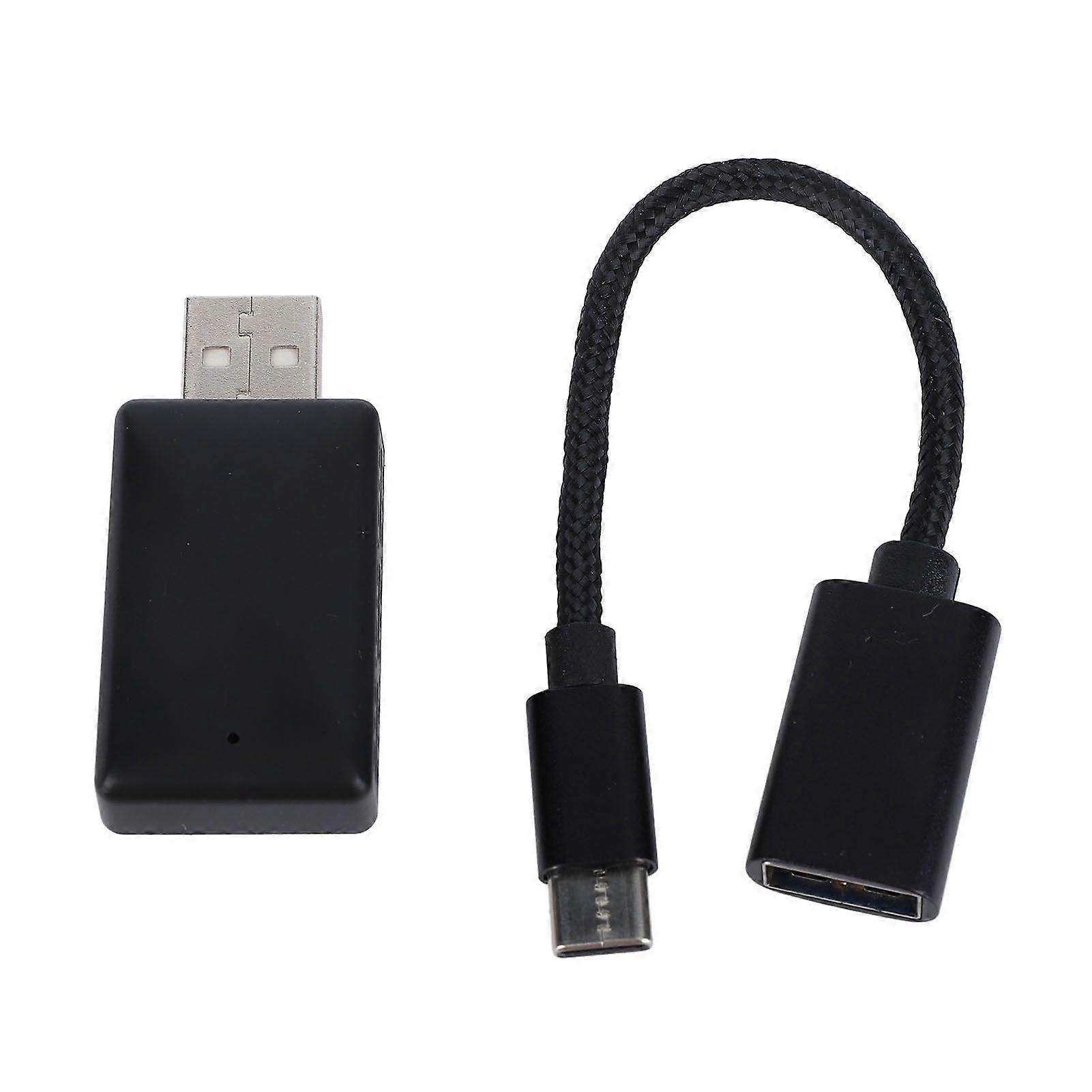 Wireless Adapter for Carplay 2 In1 Bluetooth 5.0 Stable Connectivity for Android Auto Car Adapter Replacement for Benz