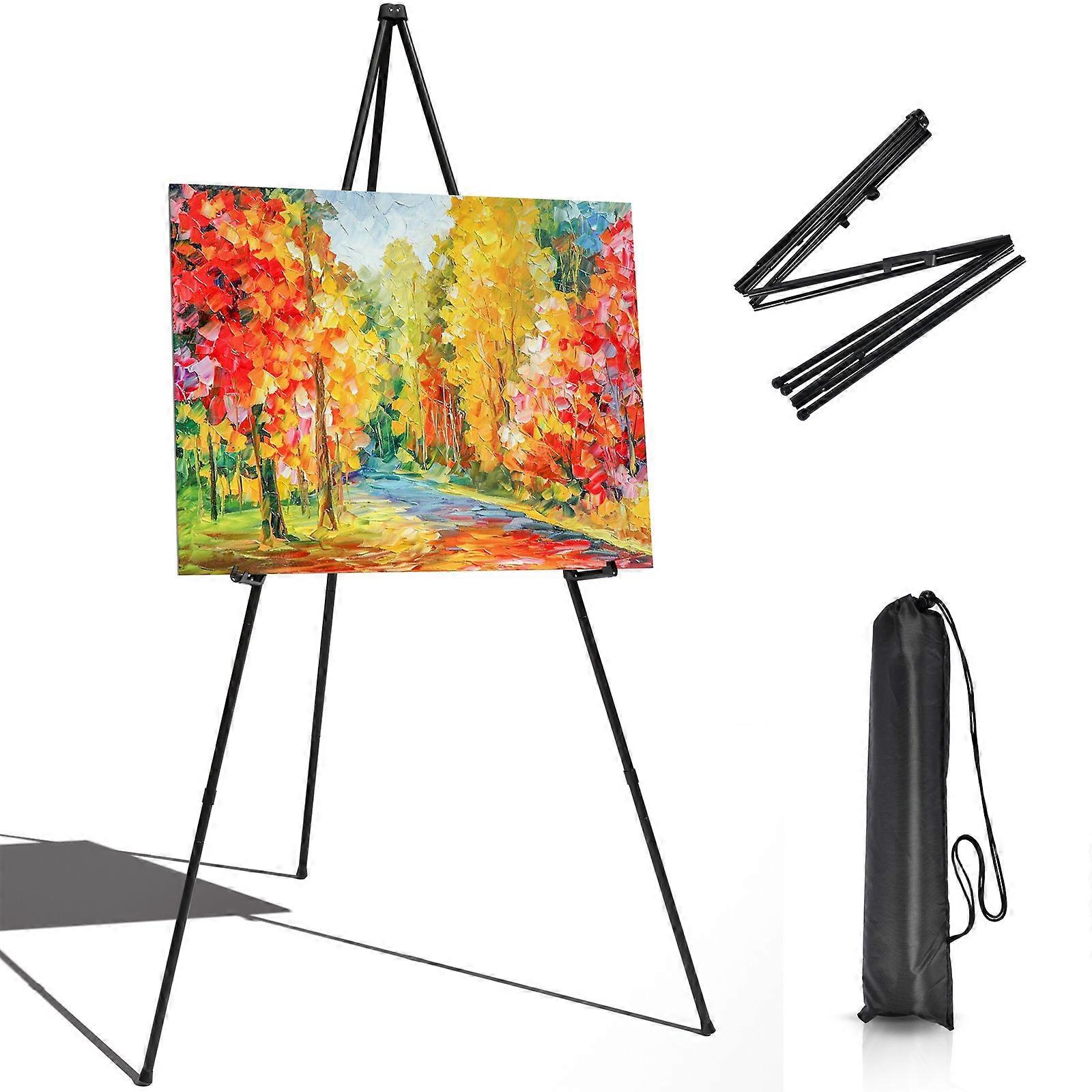 INF Foldable Iron Easel Portable Sketch Display Holder