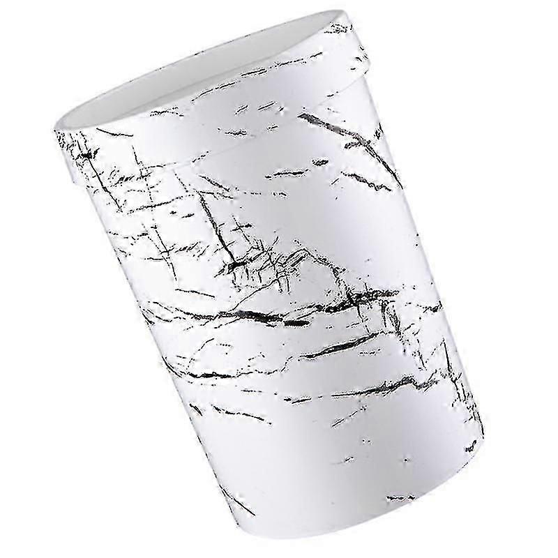 26X20.5cm White Trash Cans & Wastebaskets 1pc Bathroom Garbage Can Creative Uncovered Rubbish Holder