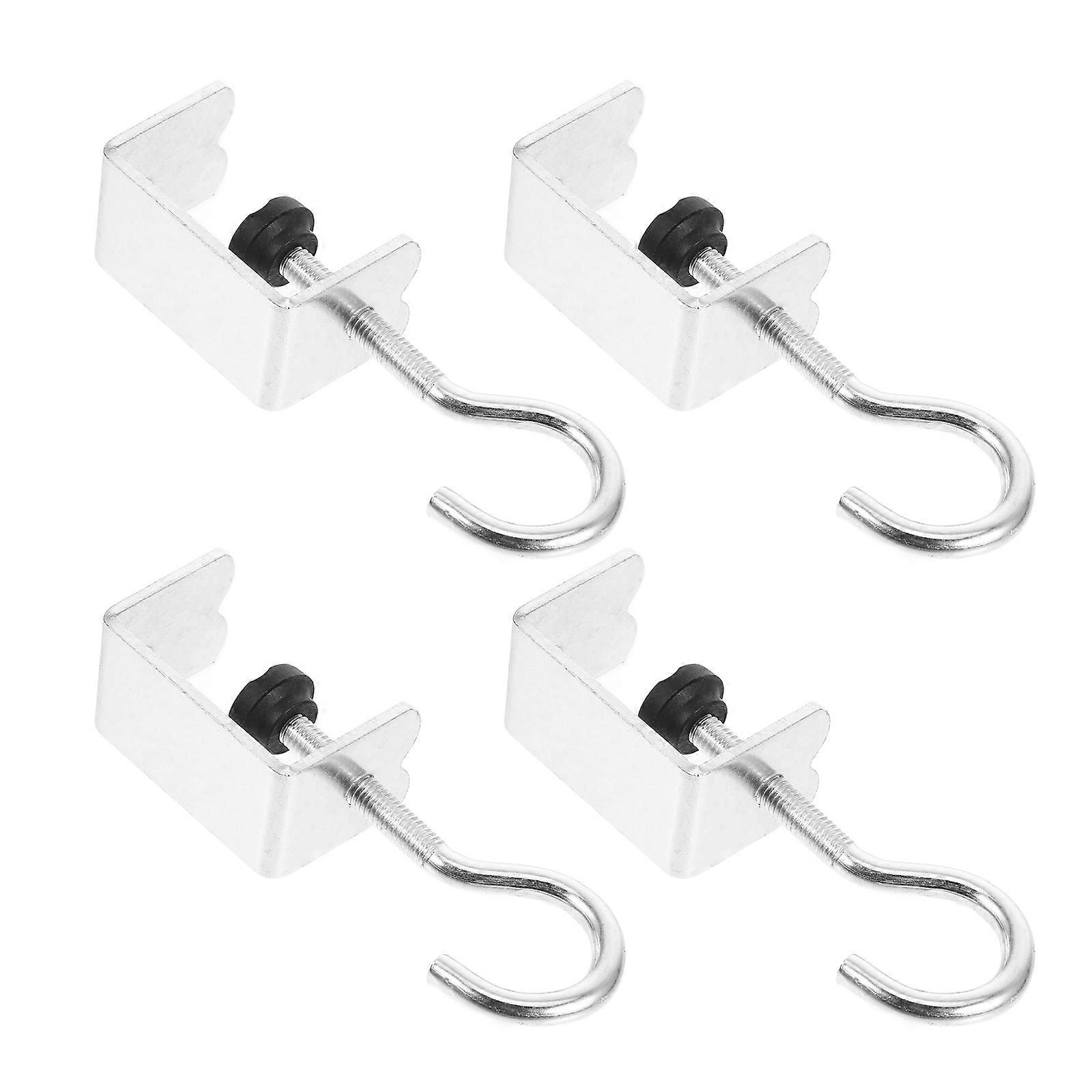 Here's a refined and professional product description for your **4pcs Desk Clamp Hook Bag Holder**:

 

**4 Pack Desk Clamp Hooks – Space Saving