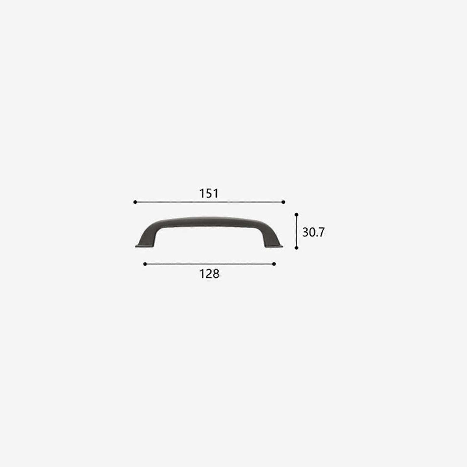 Solid Zinc Allloy Furniture Handles, Rust-proof & Lightfast Surface Finish, Suitable for Kitchen Cabinets and Drawers