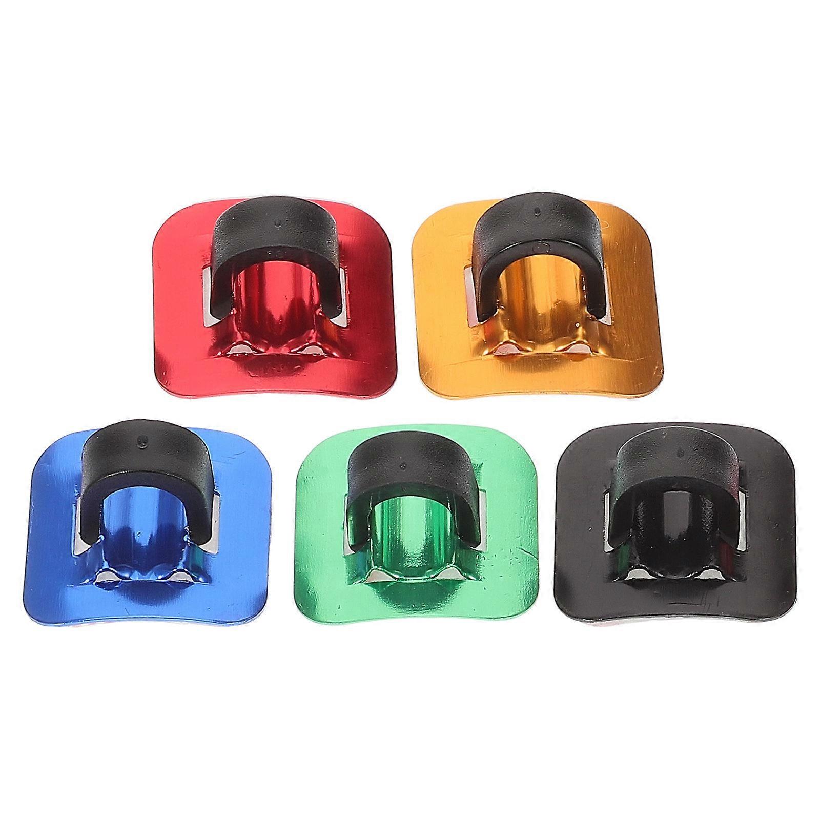 Derailleur Cable Clip Car Frame Cable Clamp for Bike Use 5Pcs Set