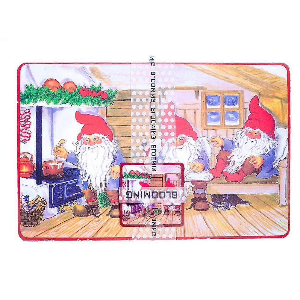 Christmas Dining Table Mat for Table Protection with 12Pcs Placemats
