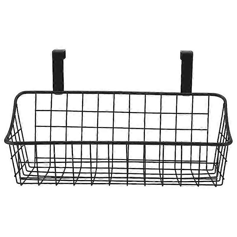 For Basket With Hook Grid Storage Basket Hang It Behind A Door Or On A Railing Over The Cabinet