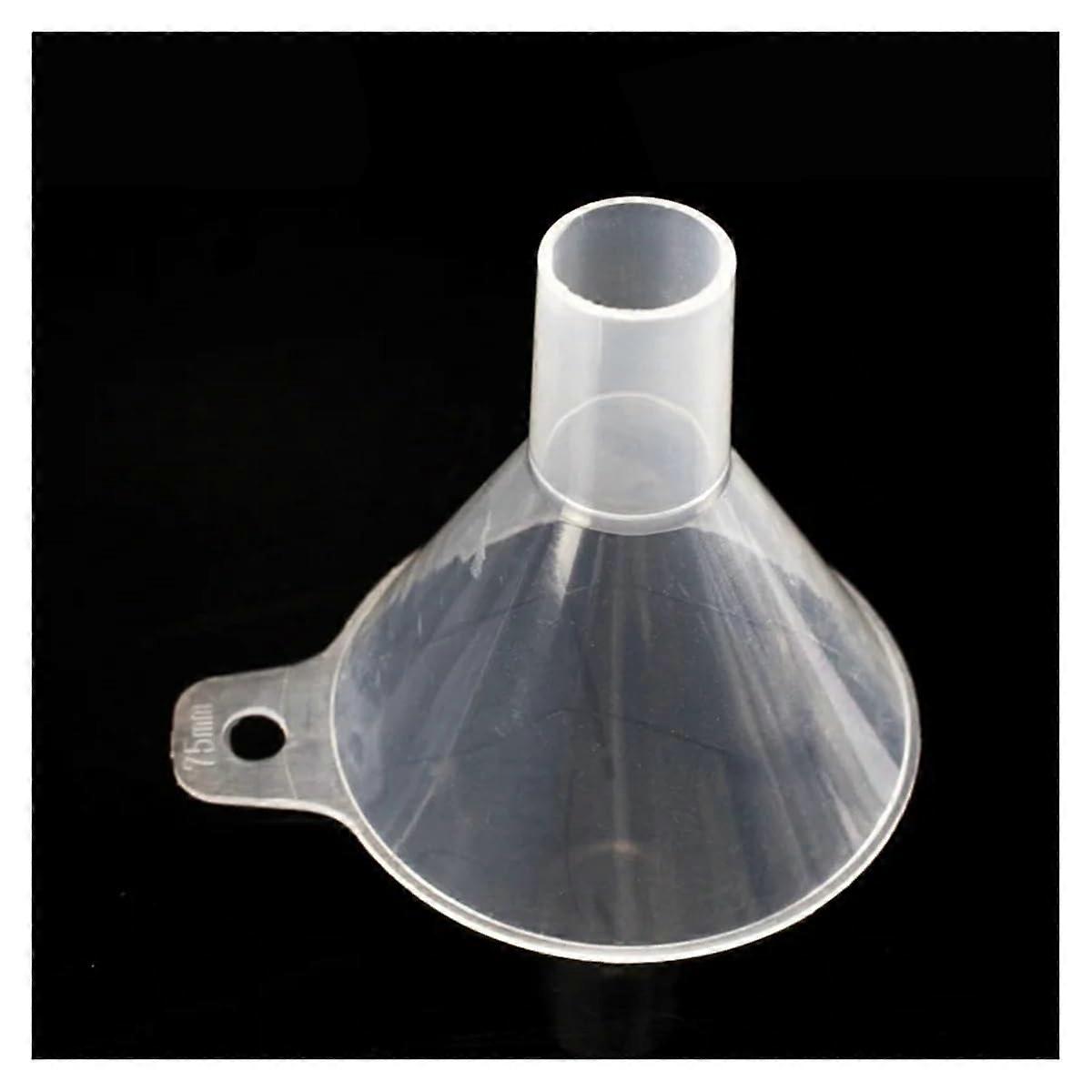 120mm Funnel PP Plastic Flat Head Polypropylene Laboratory Equipment