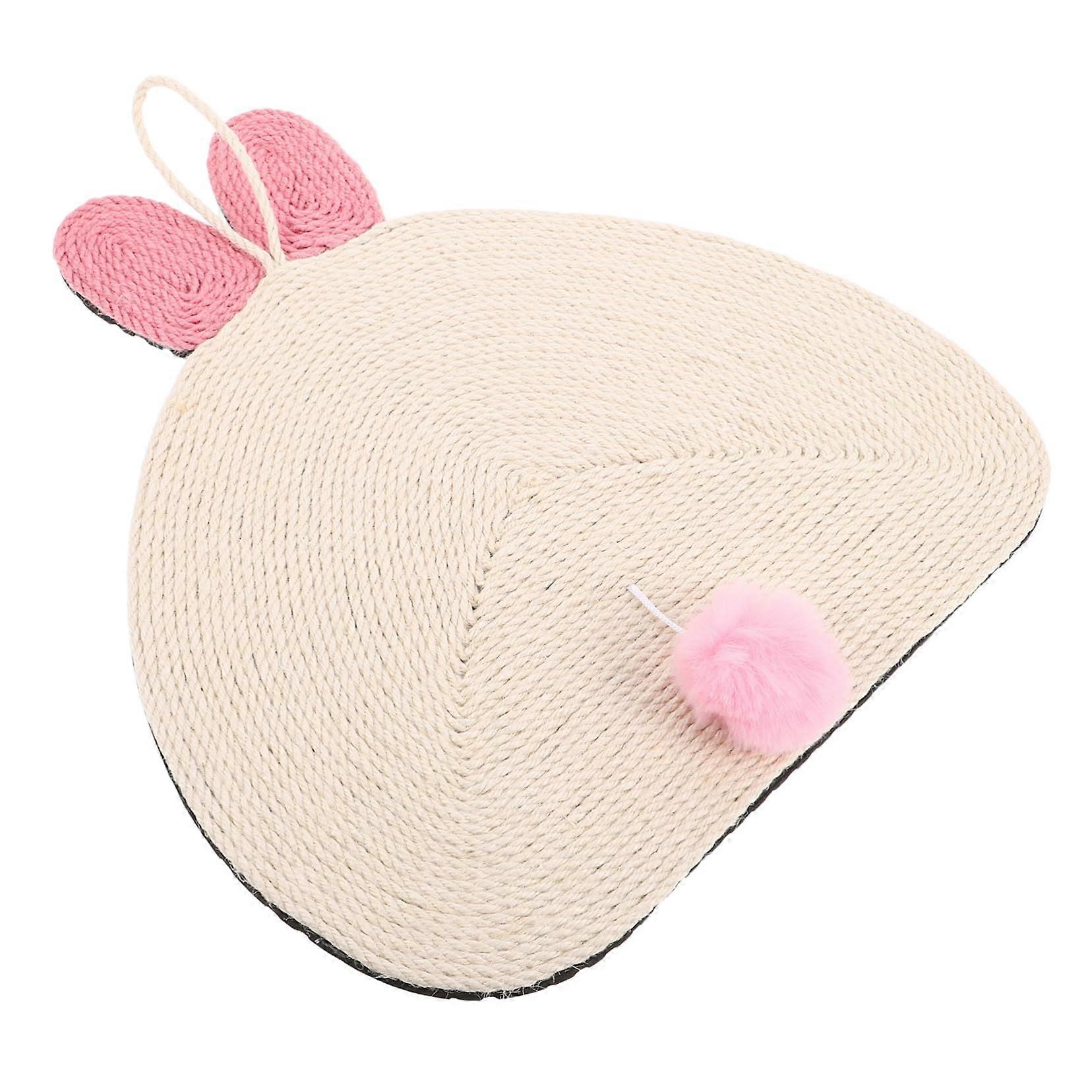 Cat Scratching Sisal Mat Pad Indoor Kittens Wall Mounted Claw Grinder Rug No Shedding Design Sofa Protection
