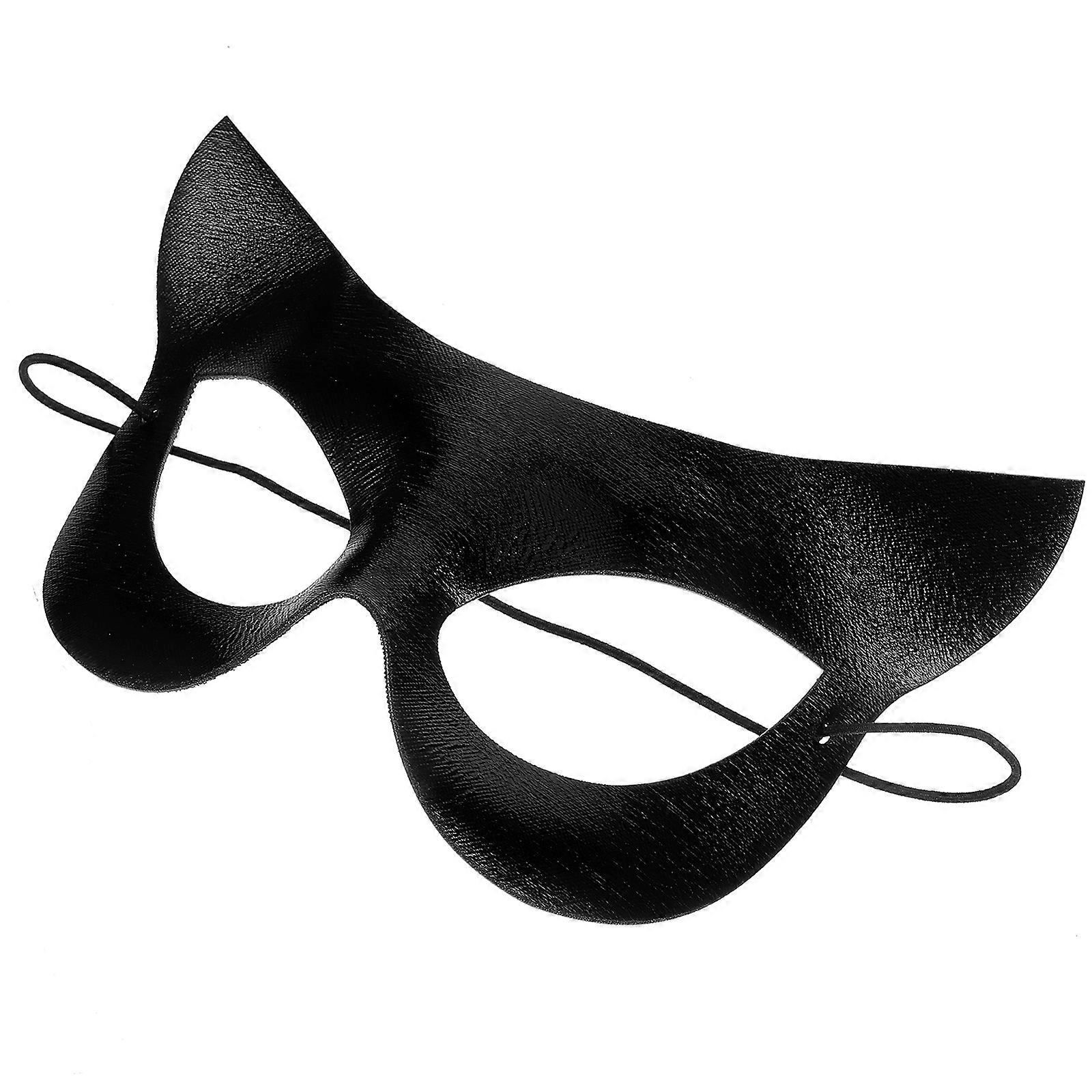Cat Women Mask for Party Wearing Black Half Face Mask