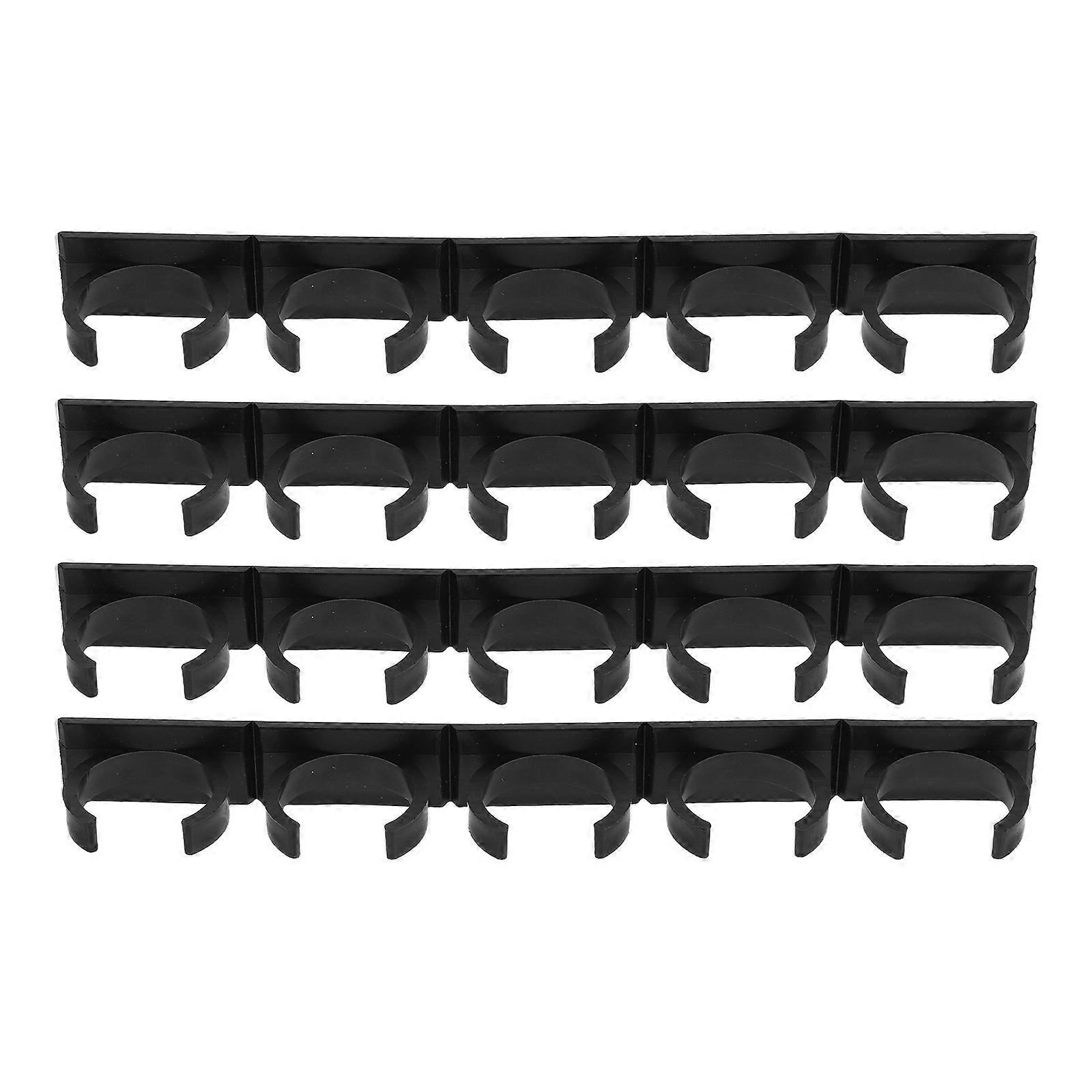 Kitchen Storage Rack Plastic Spice Holder Clip Set 4Pcs for Kitchen