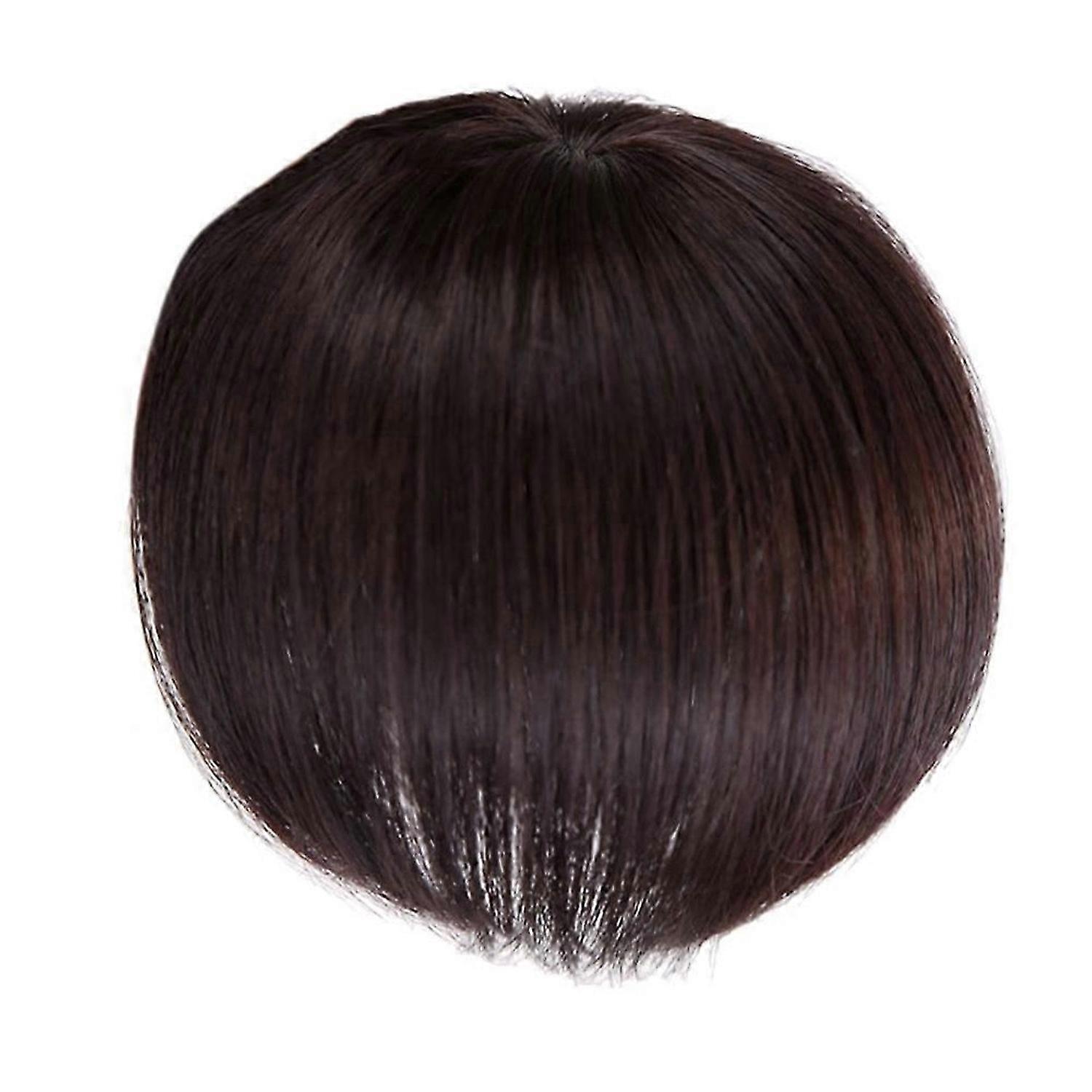 Topper Wig with Bangs Increase the Amount of Hair C