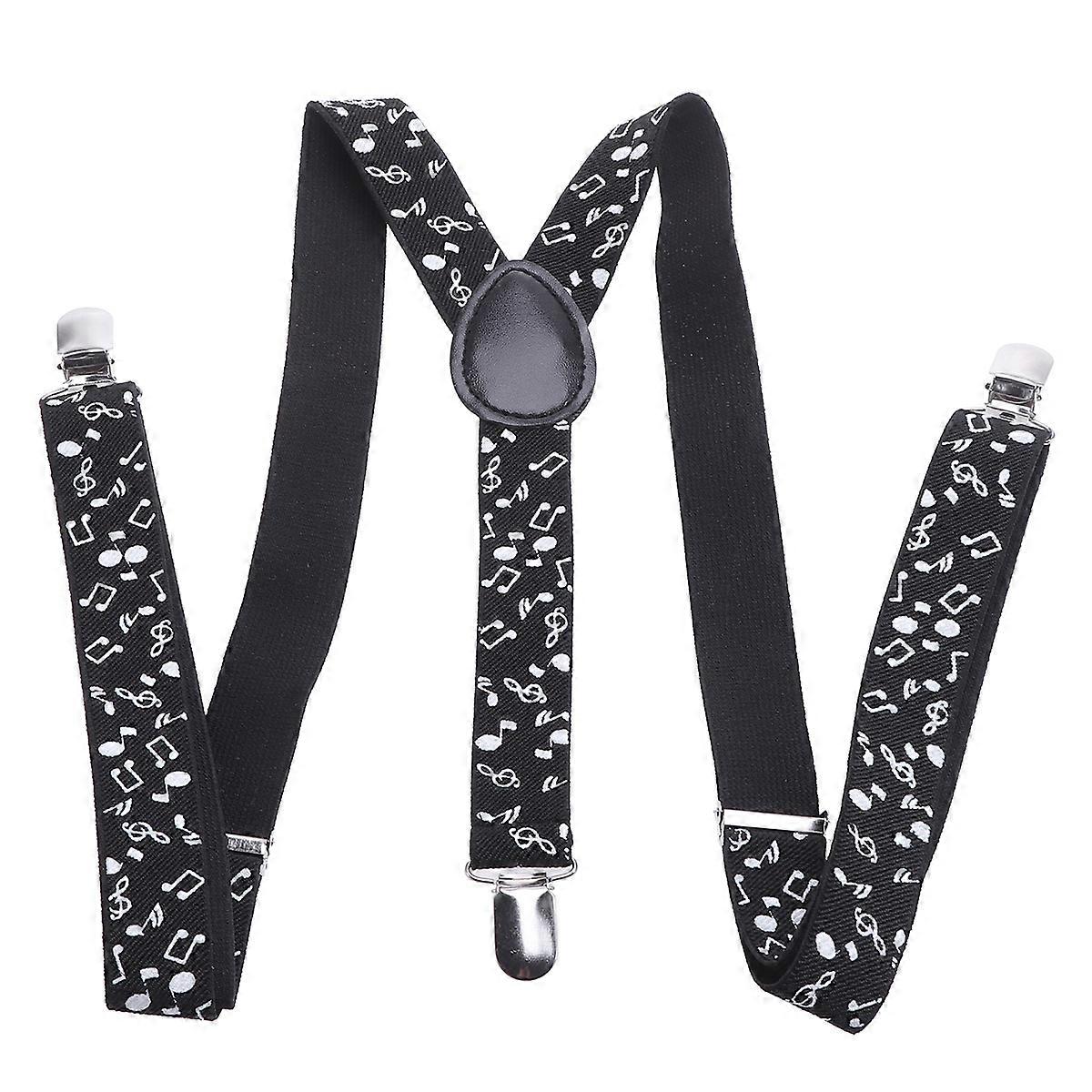 Elastic Suspenders Clip Note Suspenders for Holding Pants