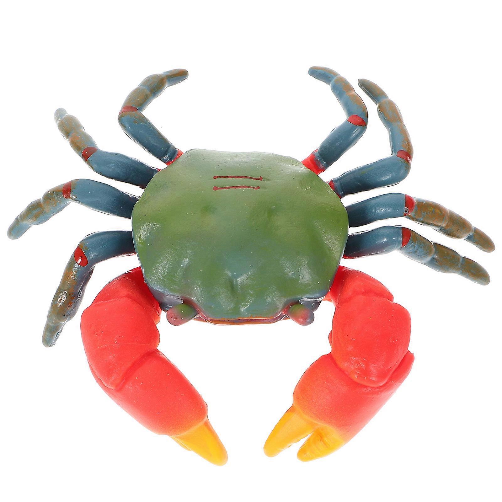 Simulation Crab Plastic Crab Model for Decoration 4Pcs Collection