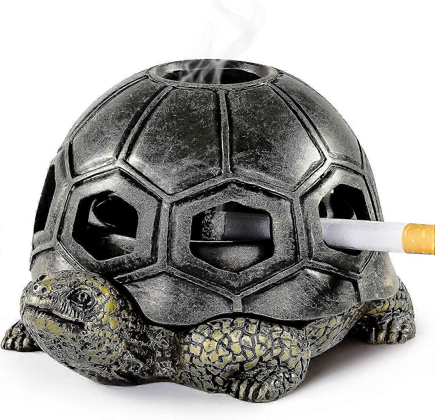 Ashtray For Cigarettes, Creative Turtle Ashtray Hand Craft Decoration For Home Office Patio
