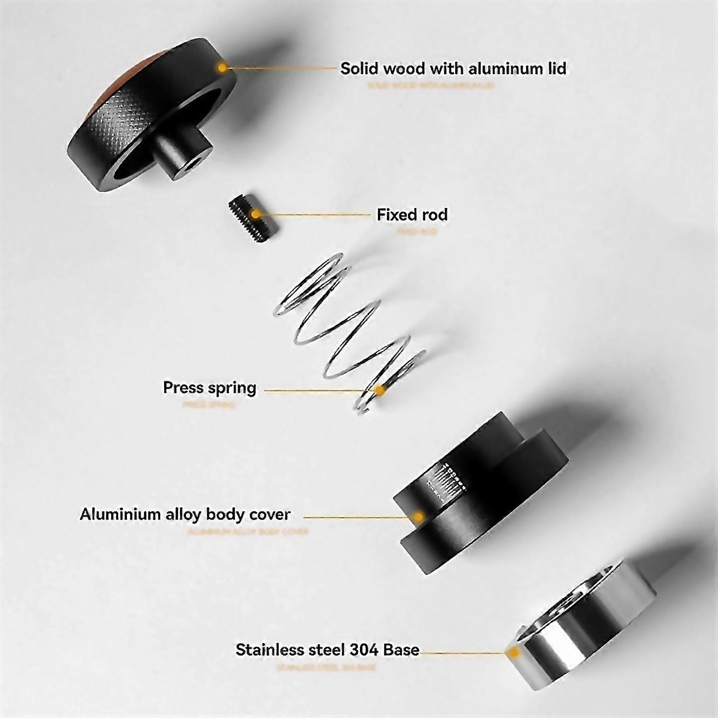 For Selfgravity Coffee Tamper Selfadaptive Height Tamper