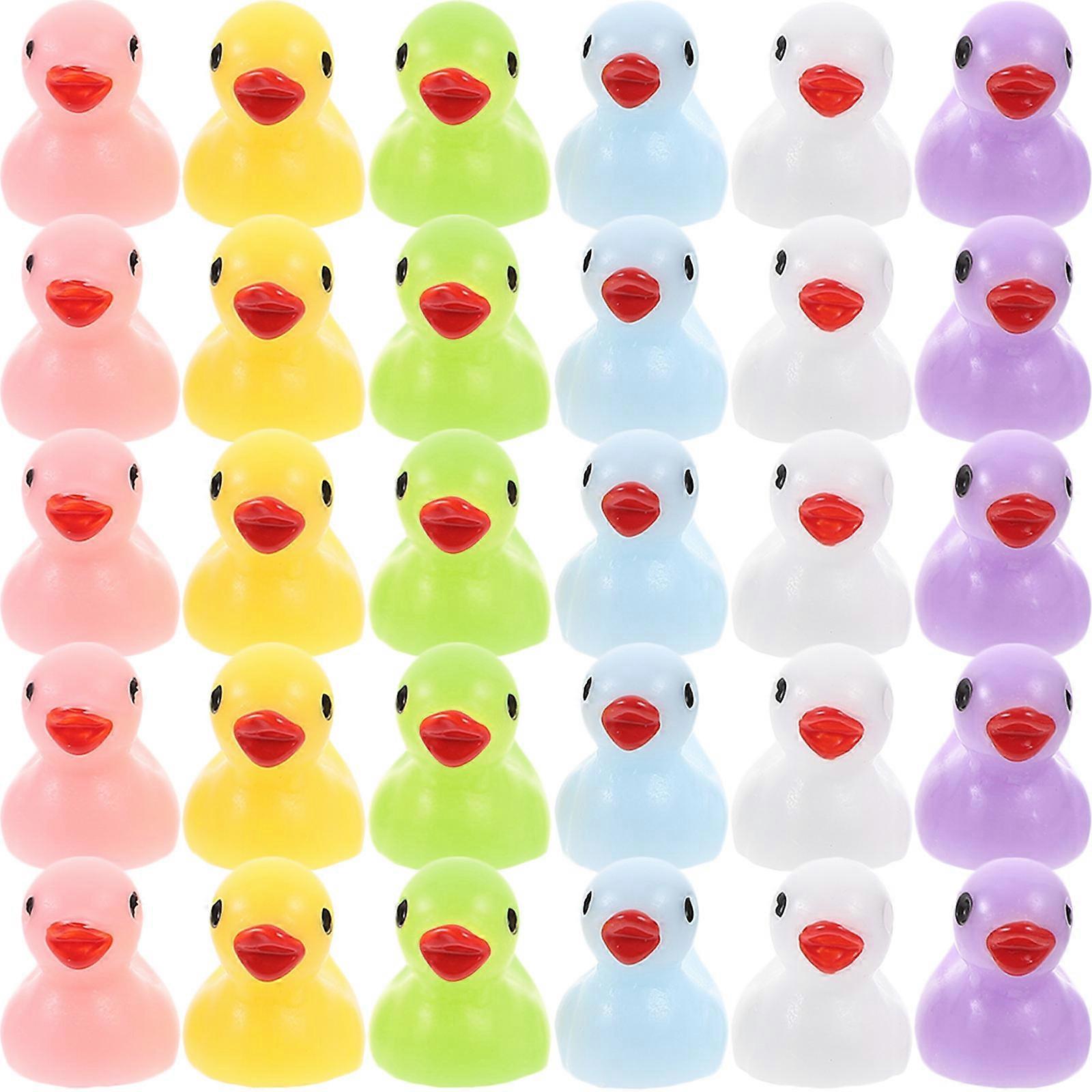 Resin Duck Figurine Decoration for Garden with 600Pcs Assorted Colors