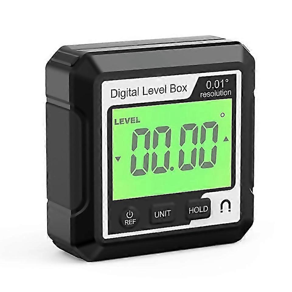 For Electronic Level Digital Angle Fnder 90magnetic Inclinometer Black