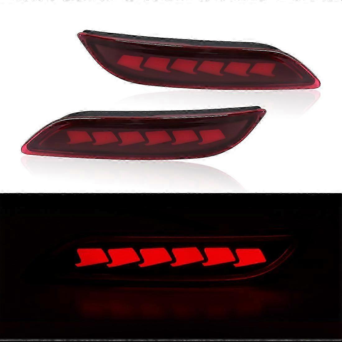 Applicable Led Bumper Reflector Lights For Toyota Camry 2018 2019 2020 2021 2022 2023 2025 Dynamic Turn Signal Rear Fog Tail Brake Lamp