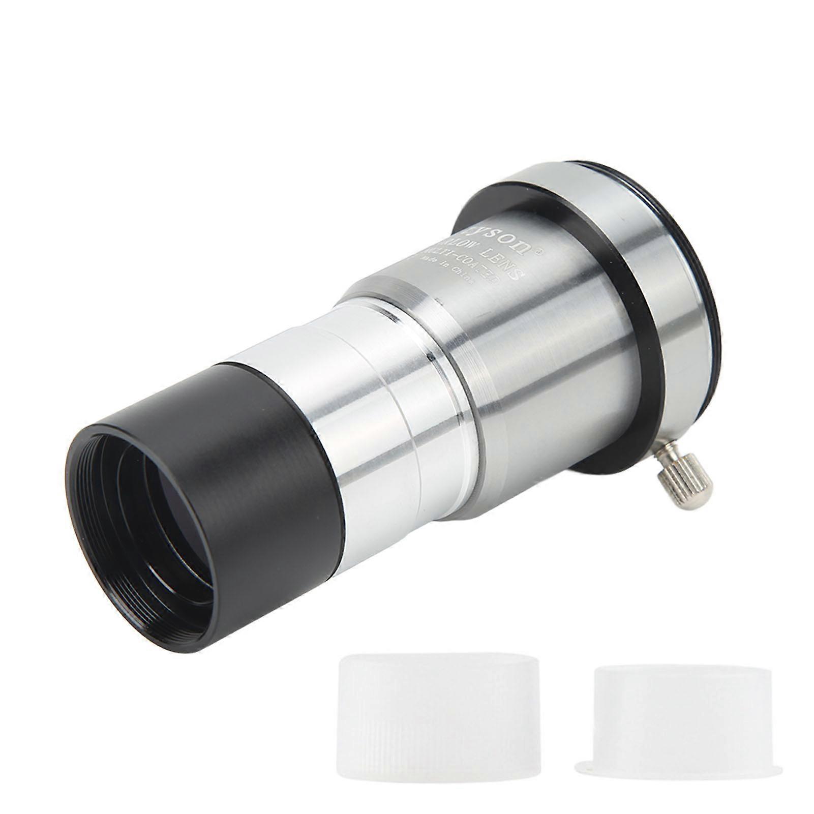 Lentille de Barlow Datyson 1,25 pouce 2X, grossissement en verre optique, filetage externe M42, filetage interne M28,6