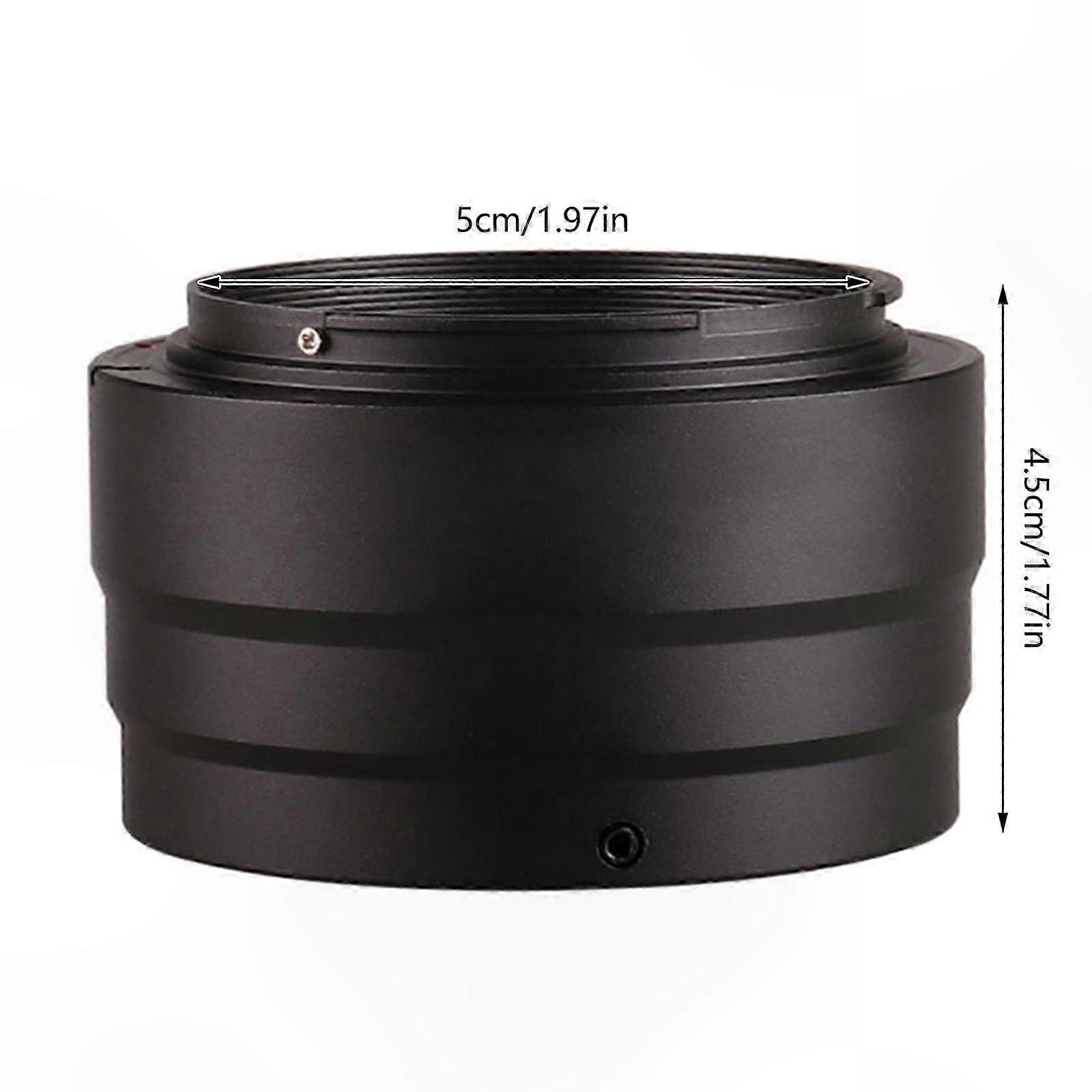 T2 Adapter Ring for EOS-RF Cameras - Metal Alloy Construction for Infinite Focus and Manual Operation