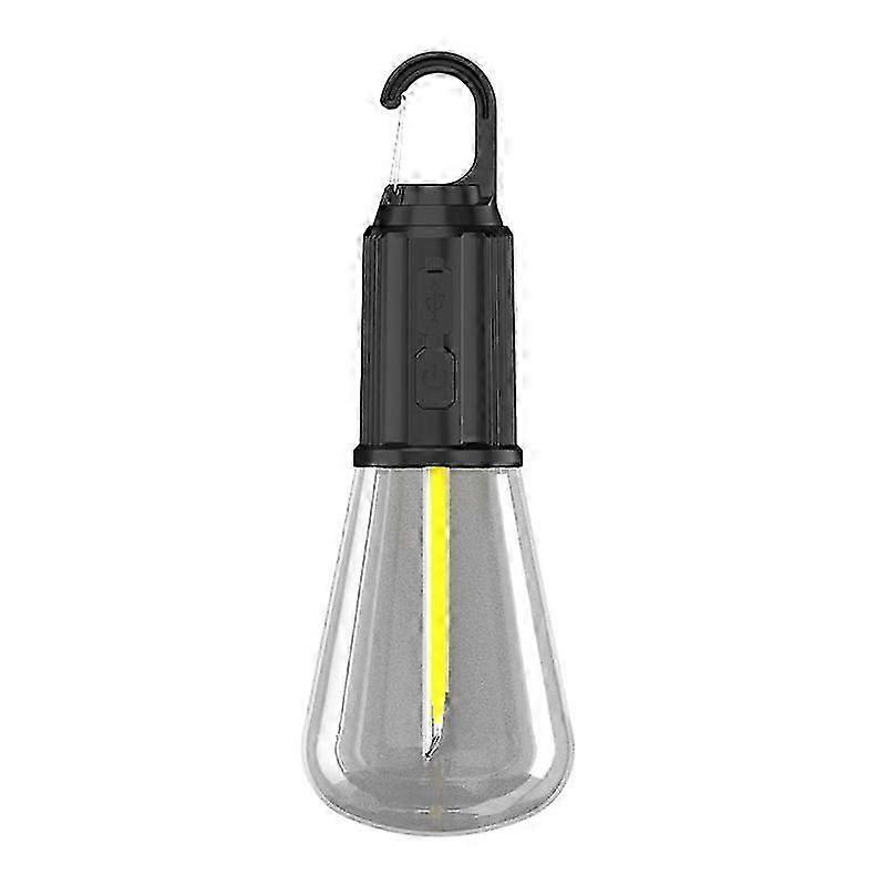 Outdoor Mini Camping Light with Tungsten Filament - Rechargeable LED Bulb, 2 Modes, Waterproof for Emergencies and Home Use