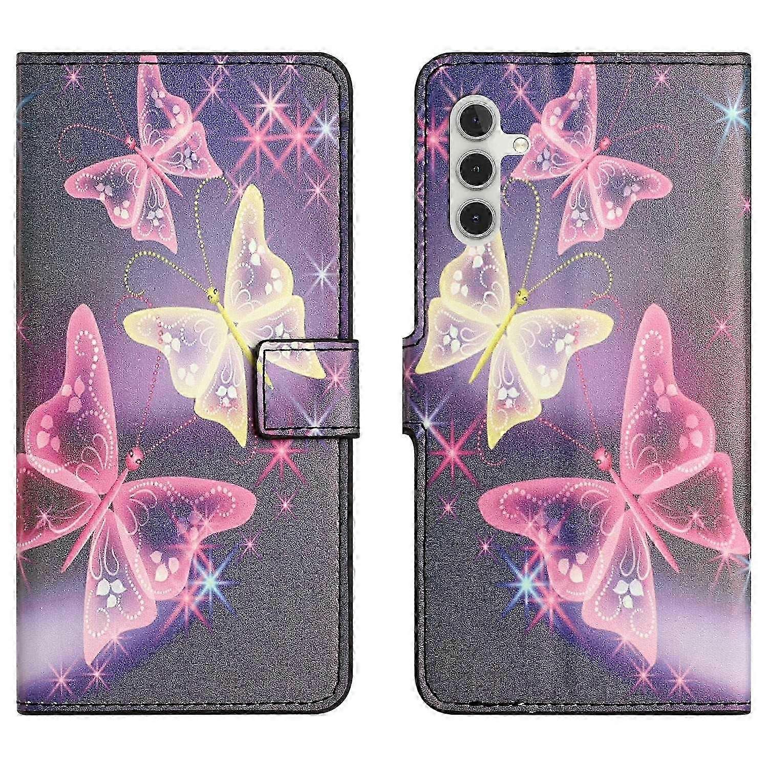 Pattern Print PU Leather Wallet Case for 5G Smartphones