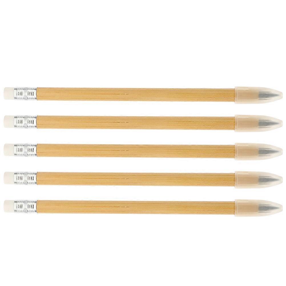 Wood Pencil Everlasting Pencil for Sketching 15Pcs Bamboo Material