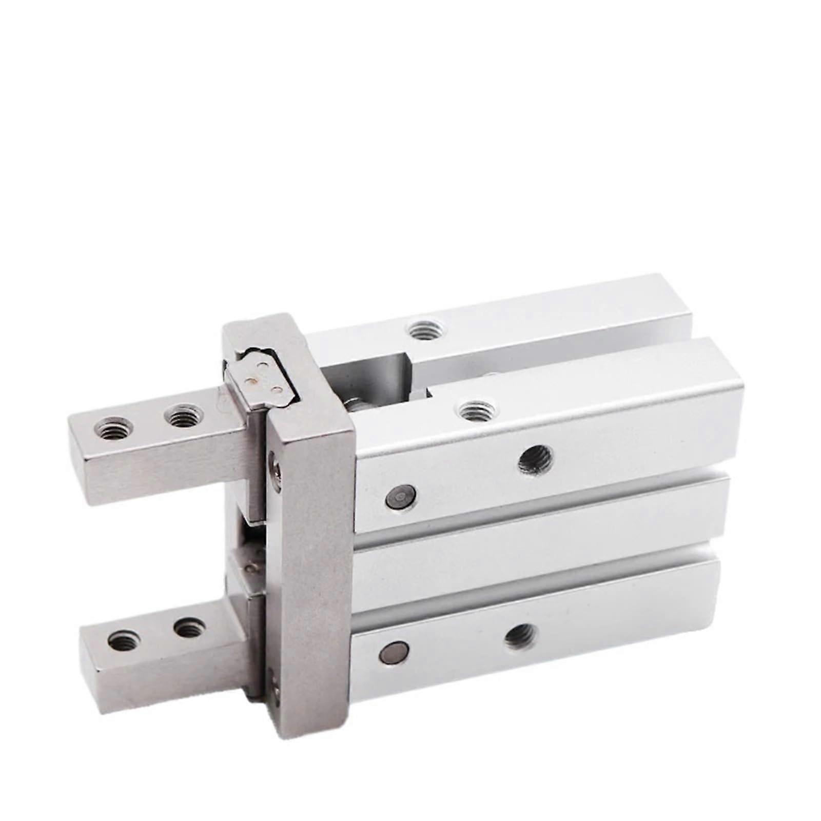 MHZ210/16/25/32/40D1/D2/D3 Pneumatic Finger Cylinder Parallel Gripper Side Thread Aluminium Clamps MHZ216D3
