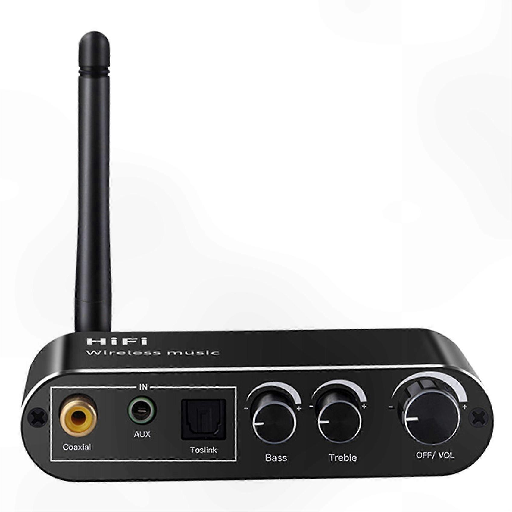 3.5mm AUX o Converter with Optical/Coaxial Input, Volume Control, and Bluetooth 5.1 Compatibility