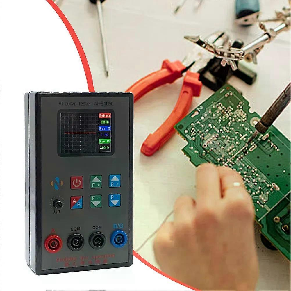 Dual-channel VI Curve Tester with 20inch Screen Handheld Portable VI Curve Tester 3000mAh Circuit Board Online Detection Tester