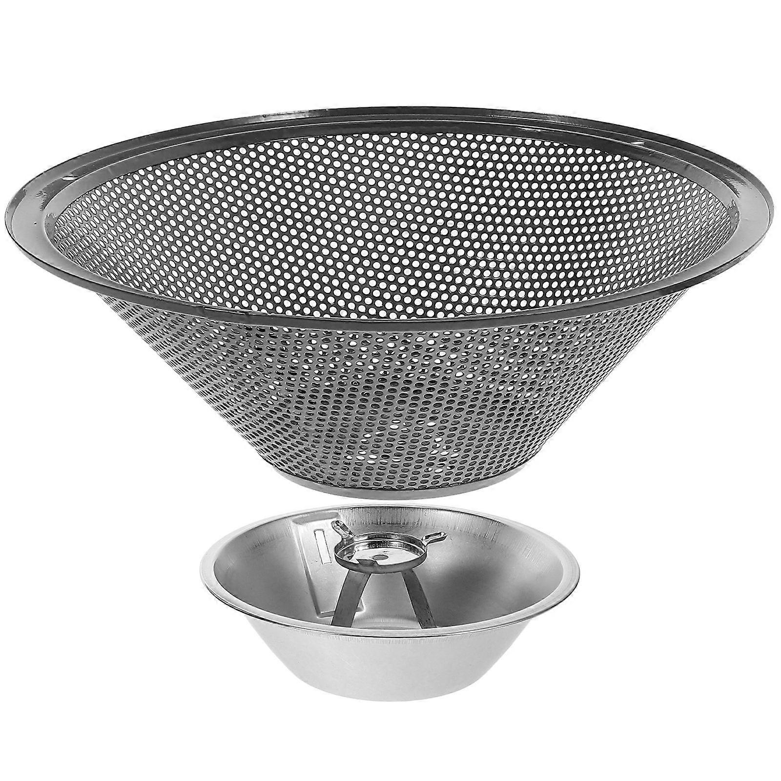 Mesh Grease Range Hood Filter Dome for Kitchen Ventilation 4Sets Black Bowl