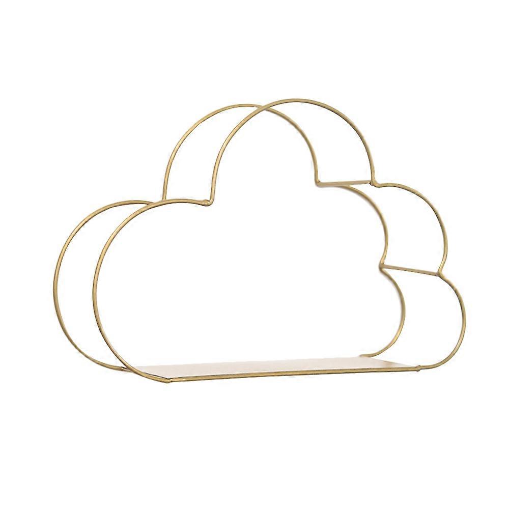 Shaped Magazine Organizer Rack For Desktop Storage At Home And Office In Golden Metal 2Pcs