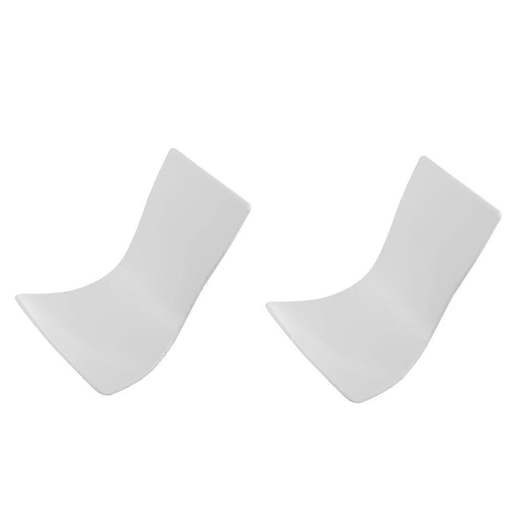 ABS Drip Collection Tray 6 Pcs White Leak Prevention Rectangular For Restroom Kitchen Medical Institutions