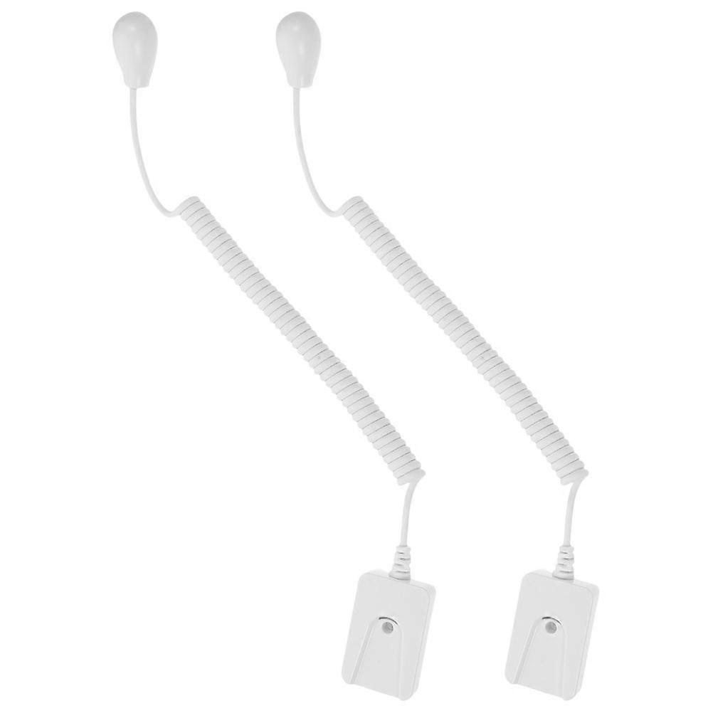 Retractable Tether Cable with Adhesive Hook for Remote Control Holder and General Users 2Set
