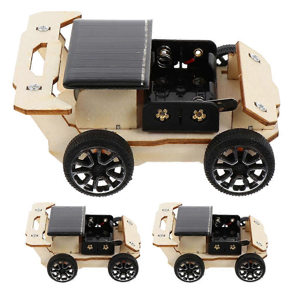 DIY Assembly Mini Solar Car Model Making Kit Science Projects For Children 6Set Hands-on Learning