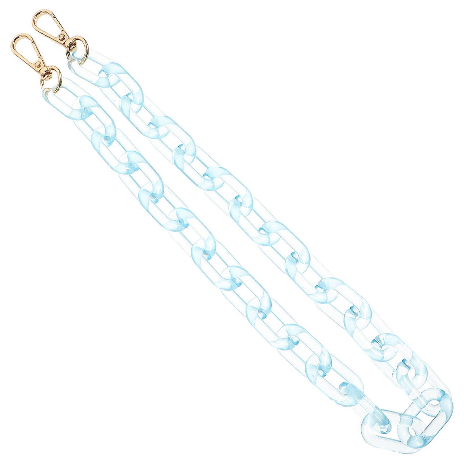 Sky-Blue Diy Bag Chain Chain for Handbags Replacement for Old Or Broken Chain 1Pack