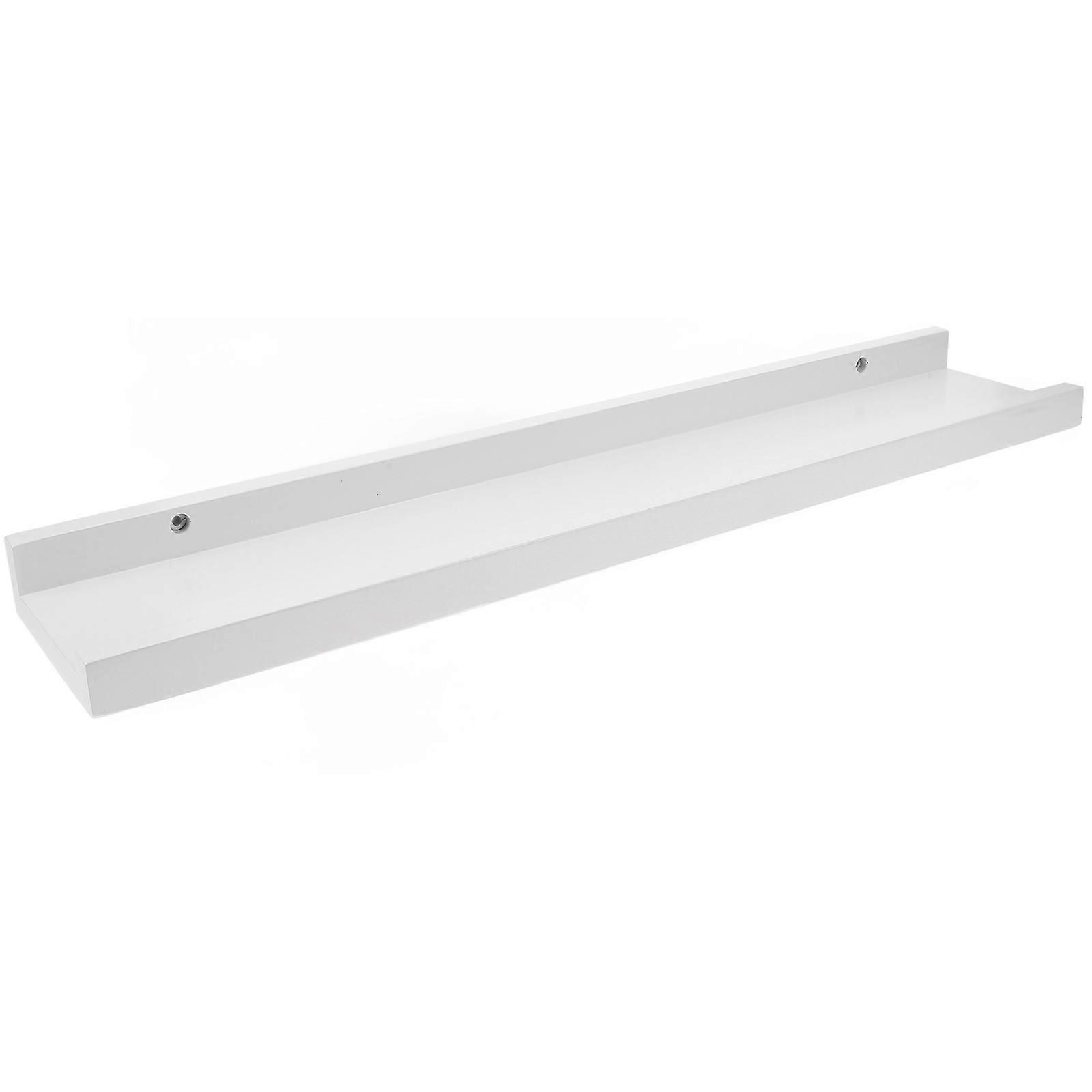Sturdy Wooden Floating Shelf For Wall Rustic Storage Holder Space Saving Decoration 1Pack