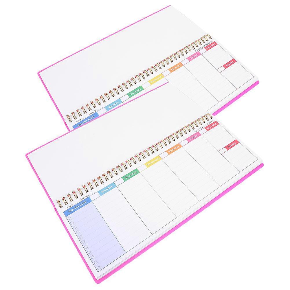 Weekly Planner Small Notepad for Time Management Desk Use 6Pcs
