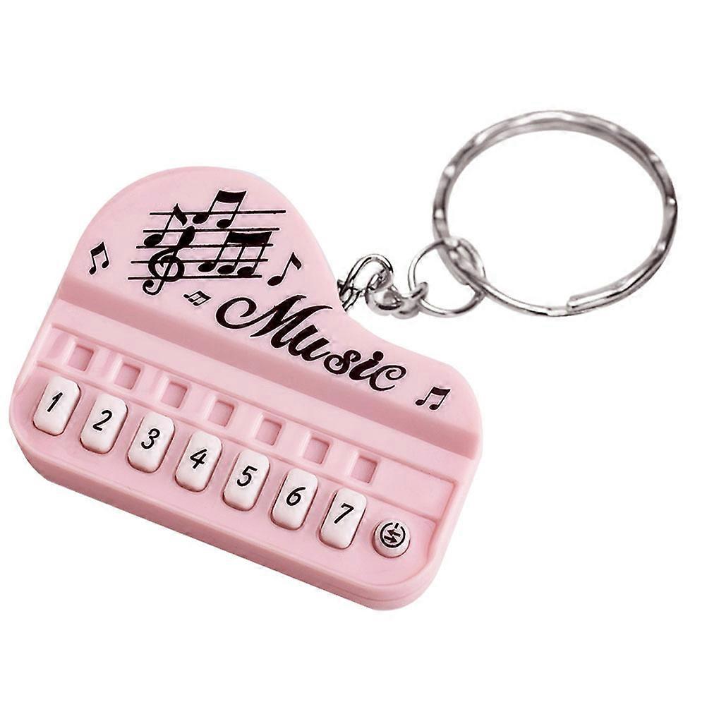 Music Keychain 4Pcs Bag Pendant For Adults And Kids With Keyboard Shape