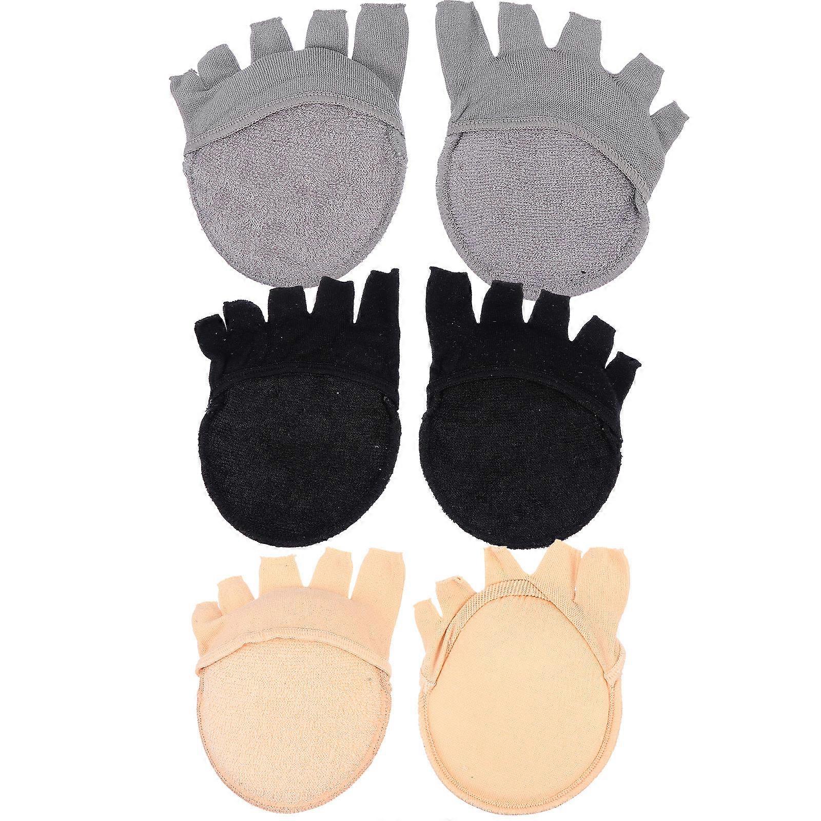 Creative Five-Finger Socks Dancing Nonslip Comfortable Cotton 3Pairs