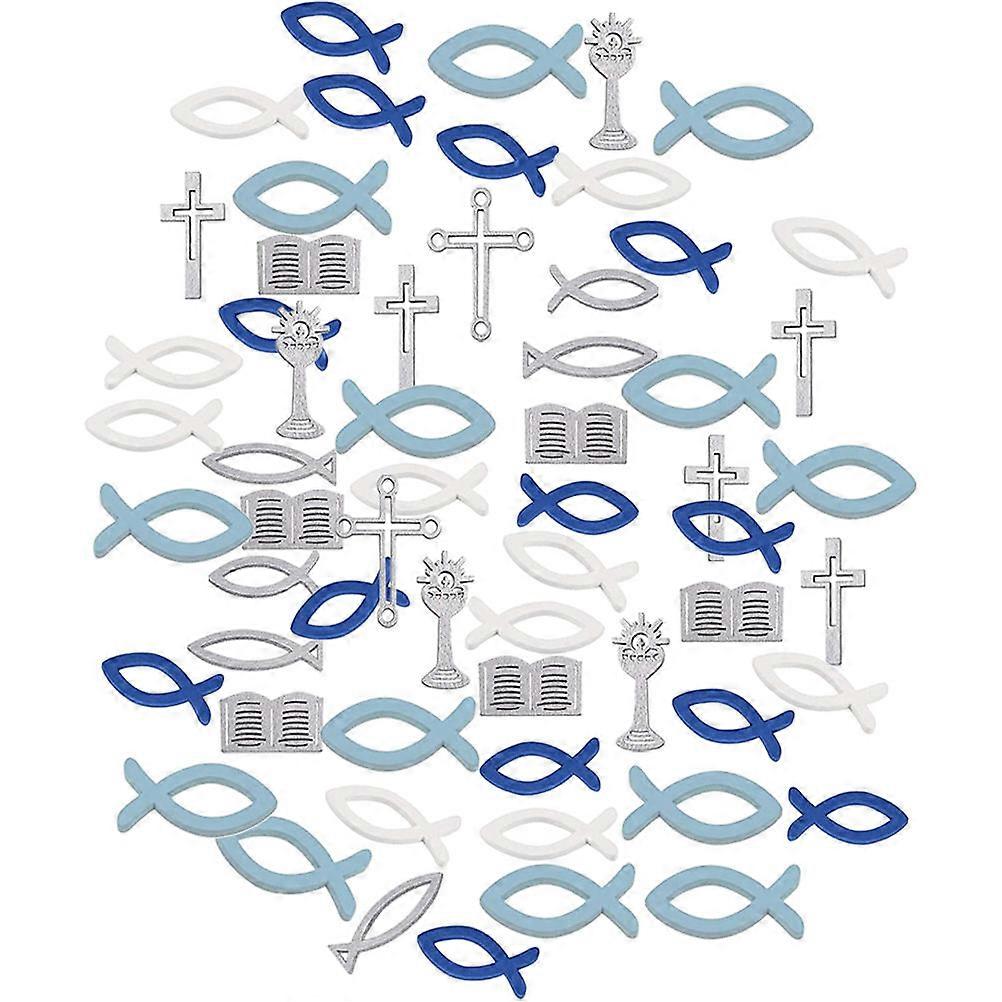 Cross Shaped Button Decors for Clothing DIY Accessories 480Pcs