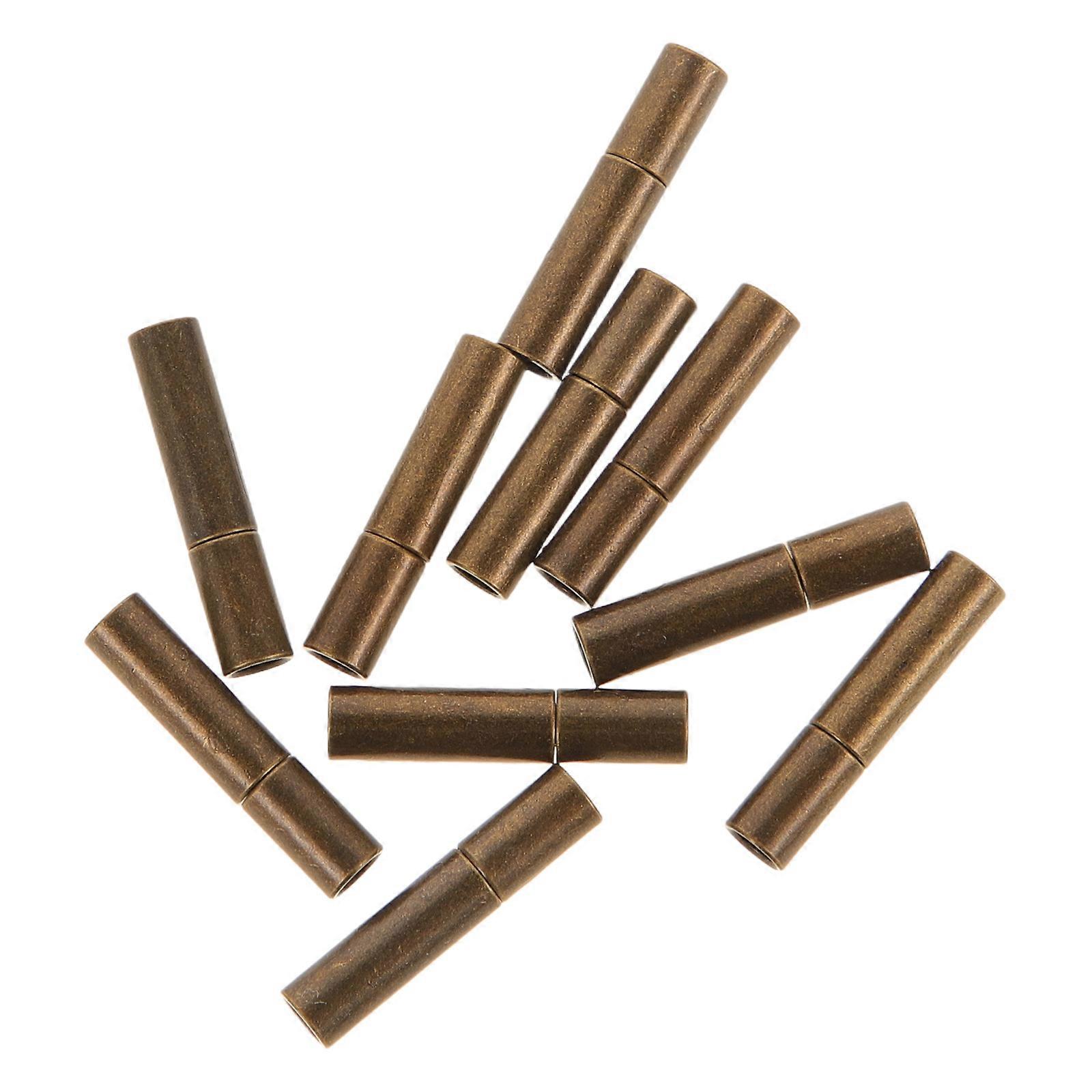 Bracelet Cord End Caps Copper Caps for Decoration 80Pcs Durable Set