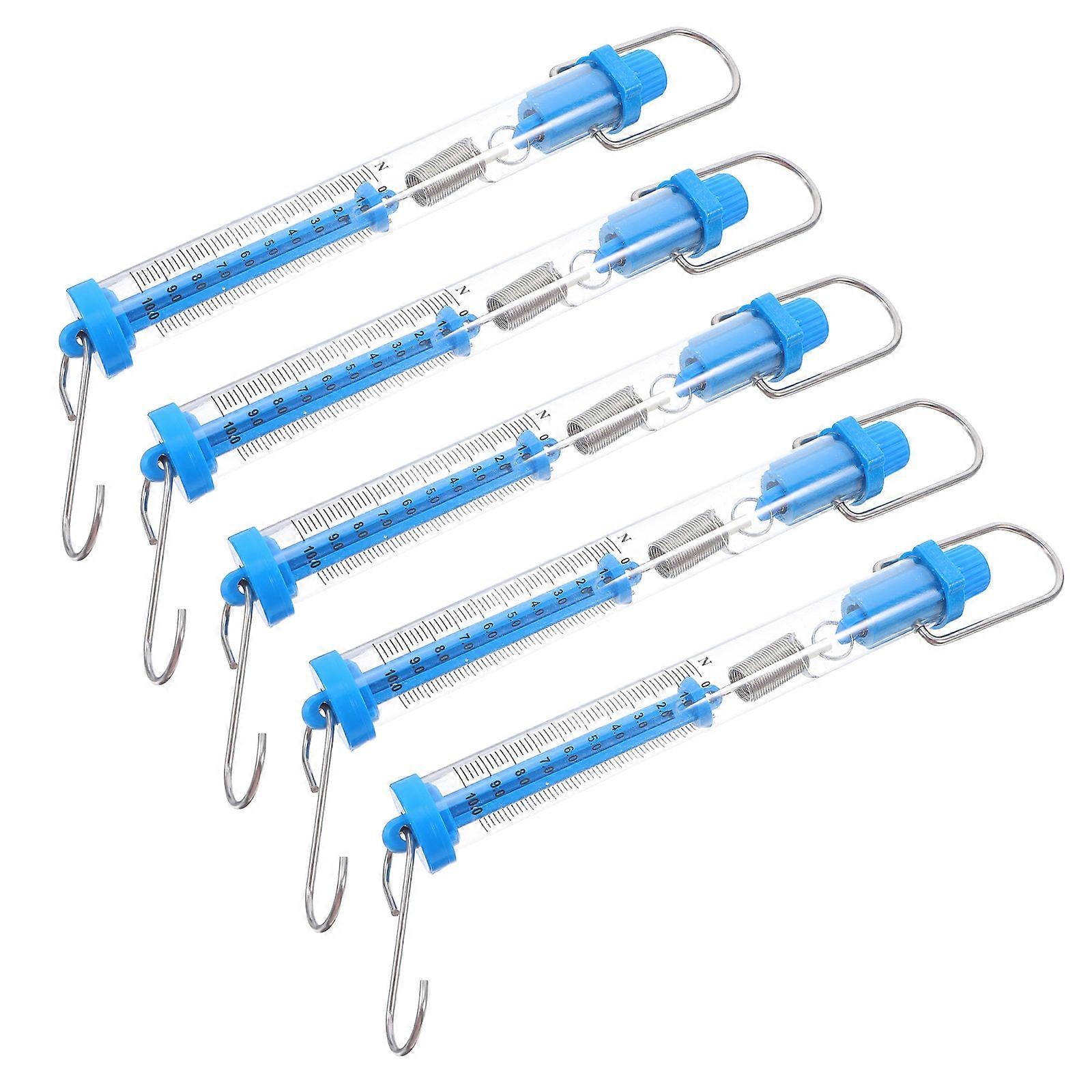 Cylindrical Spring Scale Ideal For Physics Experiments In DIY Science Projects 27X3X2.5CM Designed For Young Learners 15Pcs