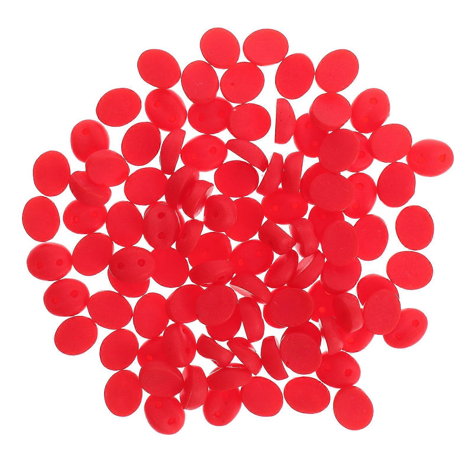 Doll Making Pig Snout Resin Cabochon for DIY Craft 200Pcs Red