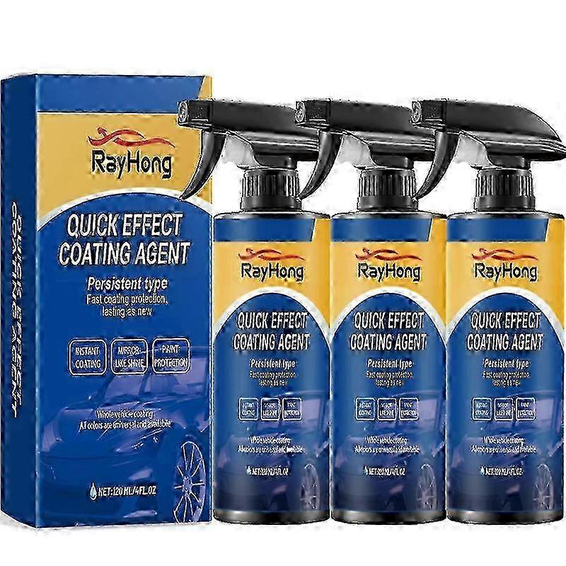 New Car Coating Spray,3 in 1 Multi-functional Quick Effect Coating Agent