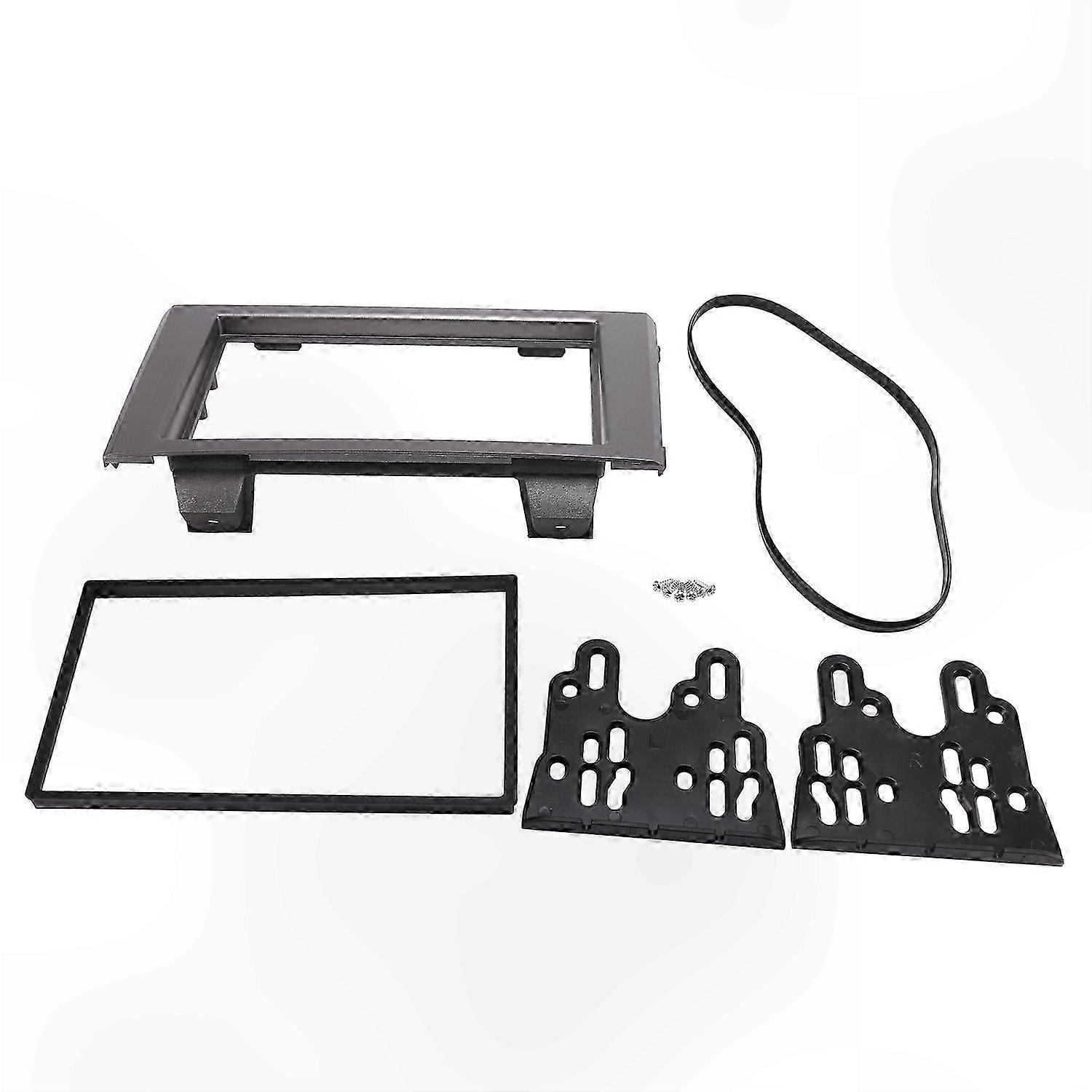 Universal 2-DIN Trim Panel for Van Models 2006-2014, Compatible with Multiple Brands