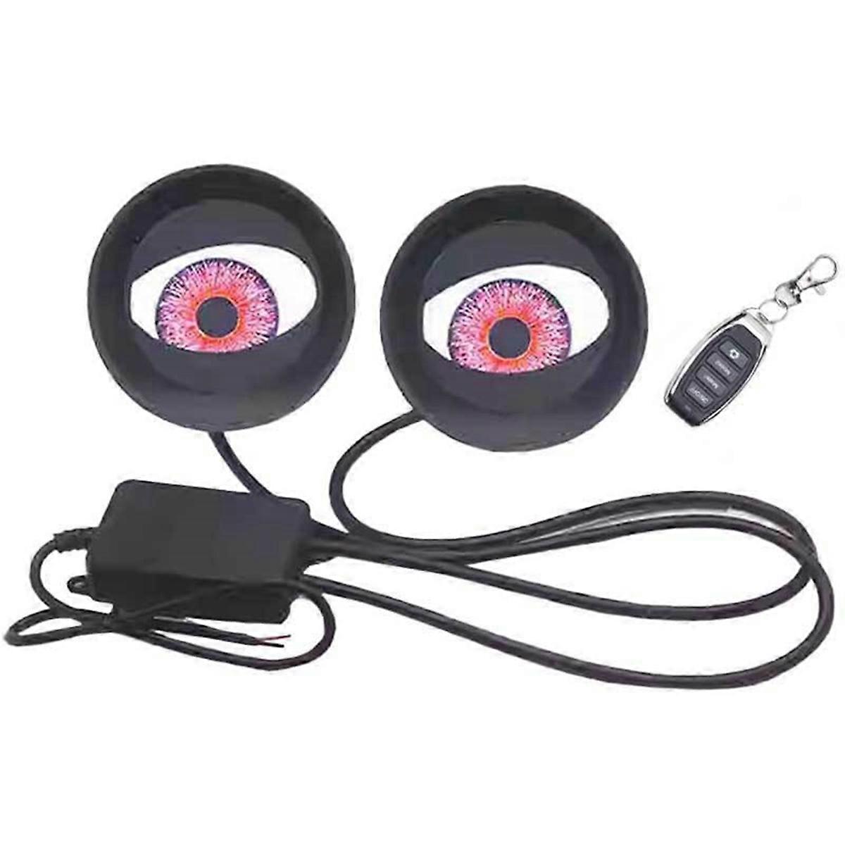 33-Mode Dual-Devil'S Eye Electronic Eye Headlight Display Screen DIY Kit for Toy/Doll/Robot/Car/Mot