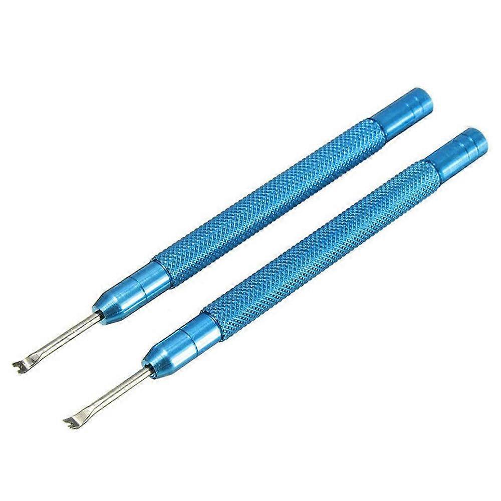 2Pcs Watch Repair Tool Kit Manual Remover Needle Bar Tools Blue
