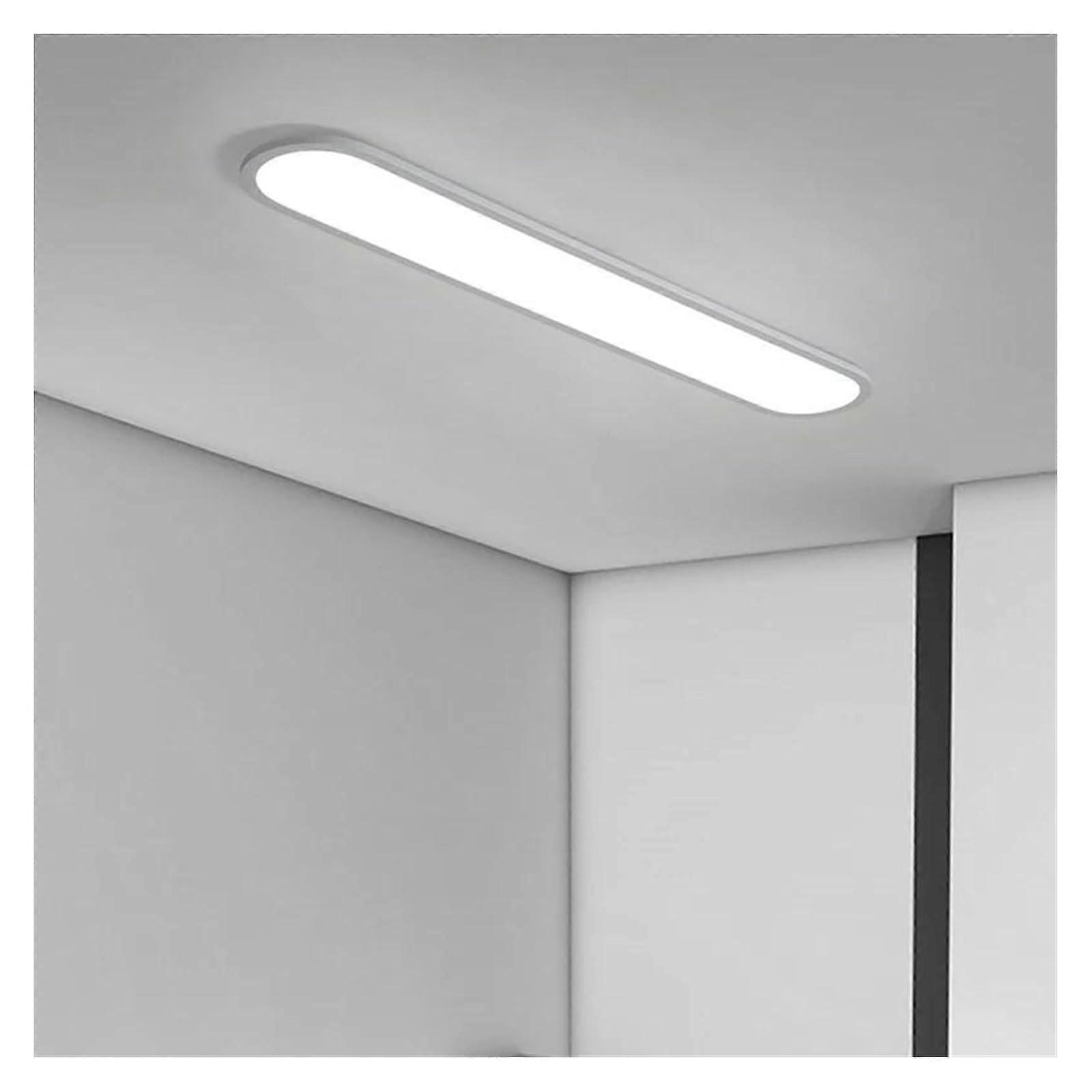 Pendant Lights Nordic Style LED Ceiling Light Rectangular Chandelier for Dining Table 80CM White 3 Color Options