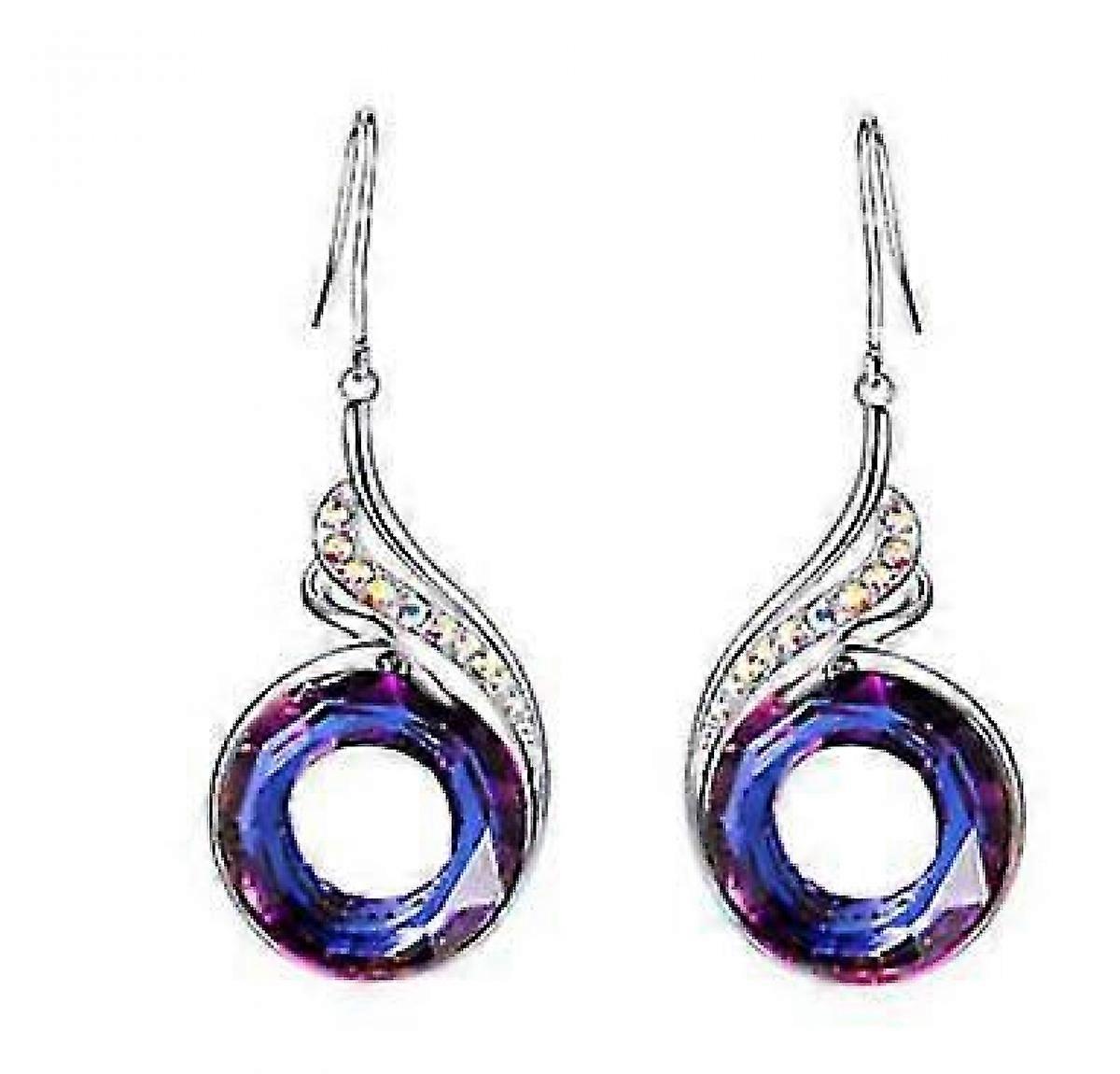 女性のためのスターリングシルバーイヤリングギフトフェニックスドロップダングルイヤリングのニルヴァーナ-MXBC